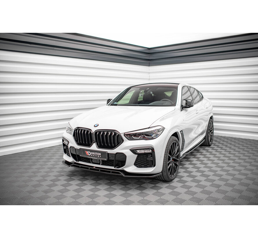 Maxton Design Front Splitter V.2 BMW X6 M-Pack G06