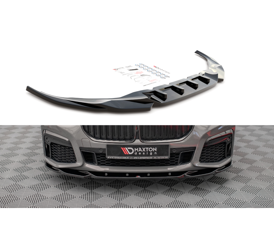 Maxton Design Front Splitter V.2 passend voor BMW 7 G11 M-Pack Facelift