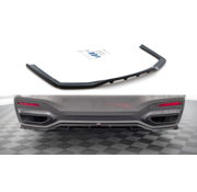 Maxton Design Maxton Design Central Rear Splitter (with vertical bars) BMW 7 M-Pack G11 Facelift