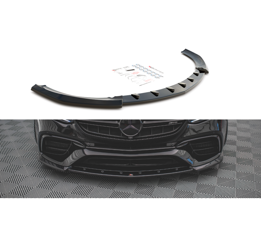 Maxton Design Front Splitter V.3 Mercedes-Benz E63 AMG Estate/Sedan S213/W213