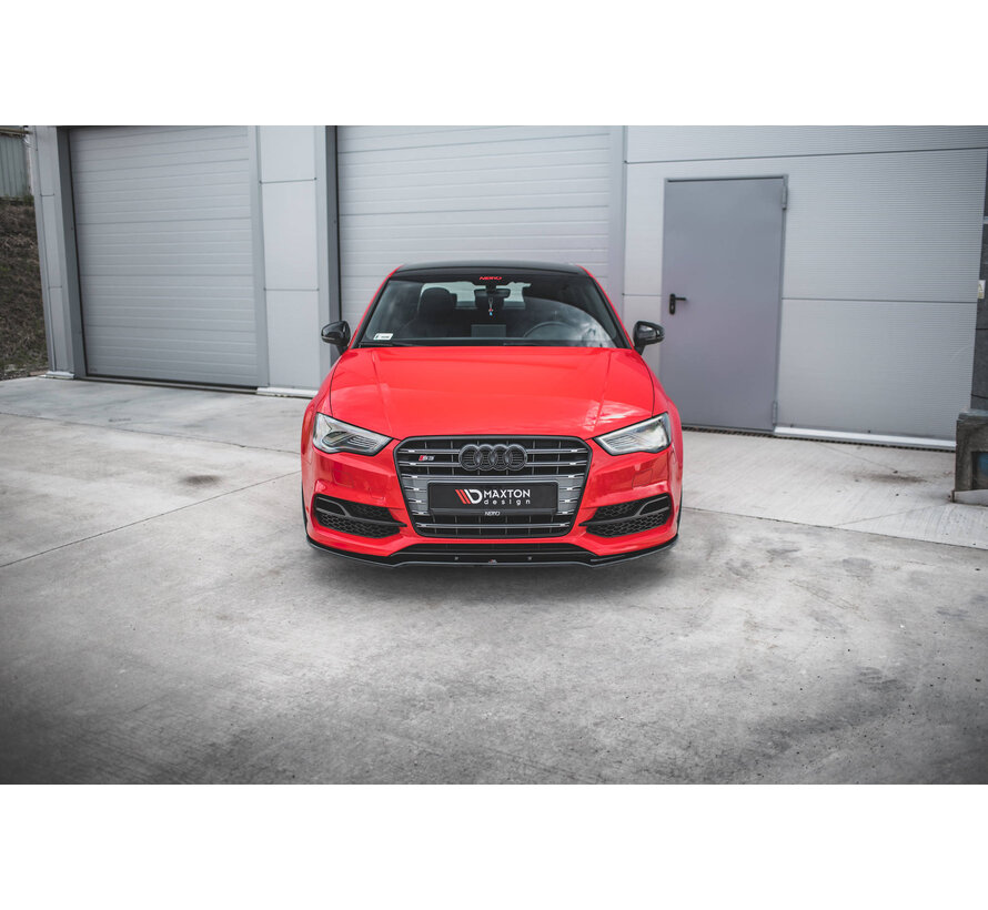 Maxton Design Front Splitter V.2 Audi S3 / A3 S-Line 8V Sedan / Cabrio