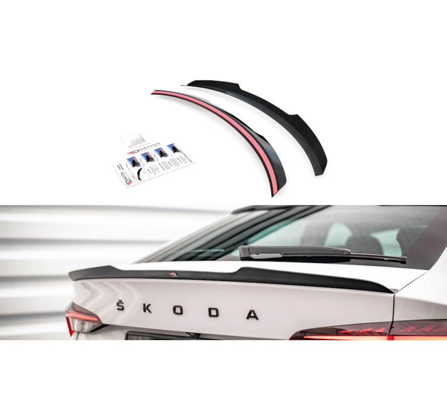 Maxton Design Spoiler Cap Skoda Octavia Liftback Mk4