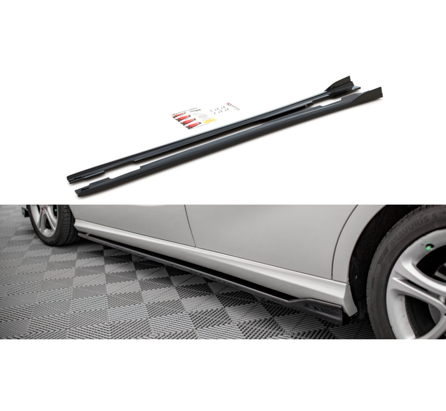 Maxton Design Side Skirts Diffusers V.1 Mercedes-Benz A W176