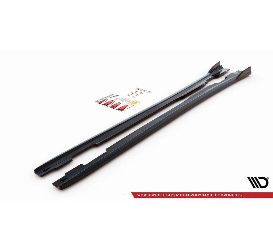 Maxton Design Side Skirts Diffusers V.1 Mercedes-Benz A W176