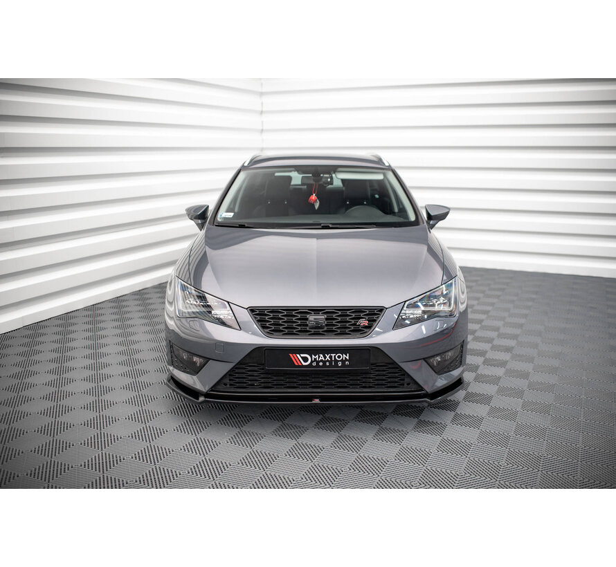 Maxton Design Front Splitter V.2 Seat Leon FR / Cupra Mk3