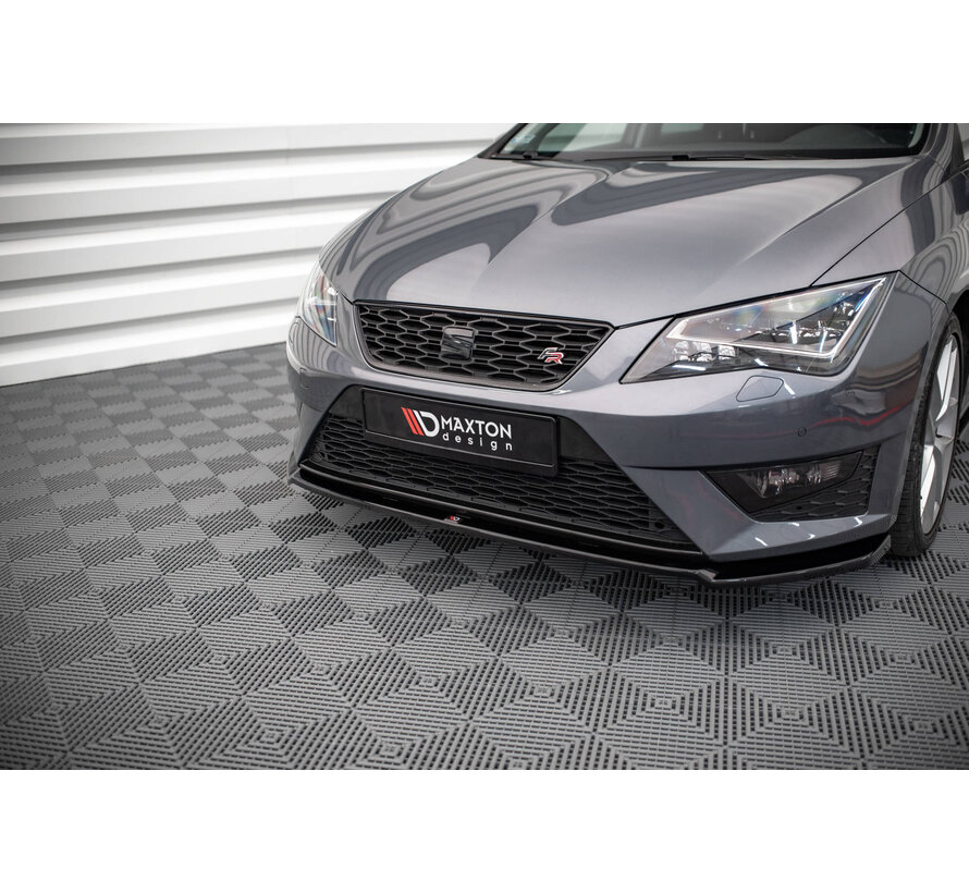 Maxton Design Front Splitter V.2 Seat Leon FR / Cupra Mk3