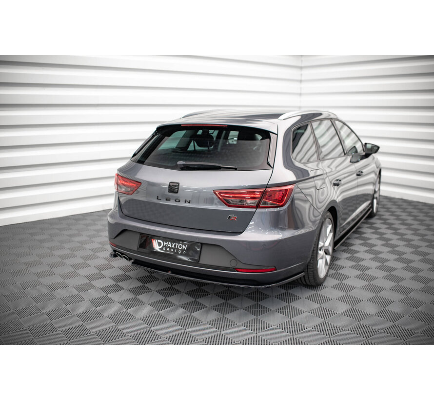 Maxton Design Rear Side Splitters V.1 Seat Leon FR Sportstourer Mk3