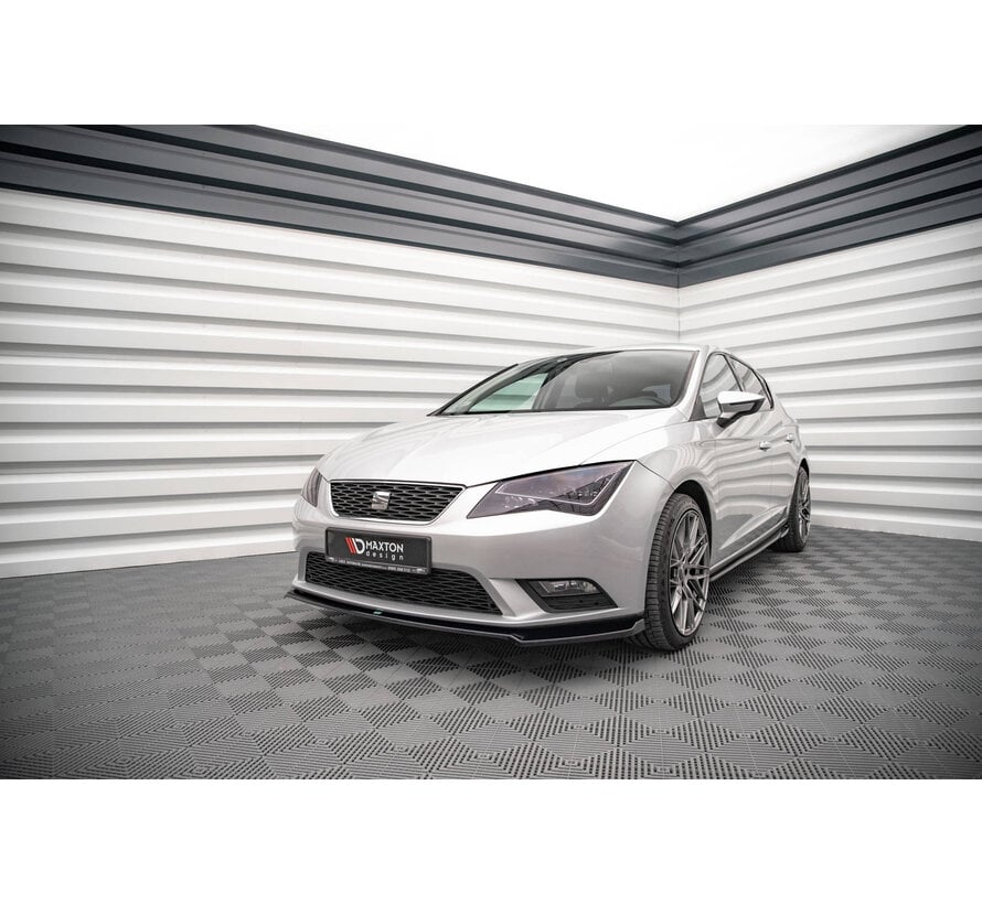 Maxton Design Front Splitter V.2 Seat Leon Mk3