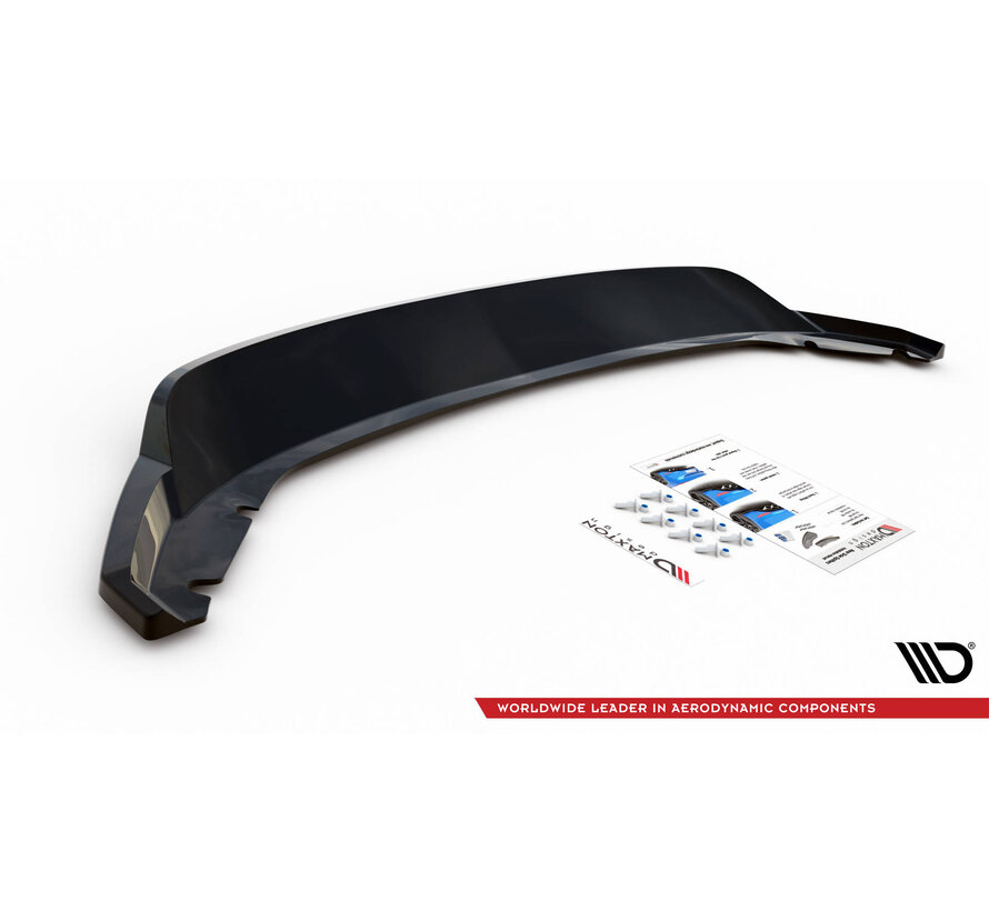 Maxton Design Central Rear Splitter (with vertical bars) Seat Leon Hatchback Mk3