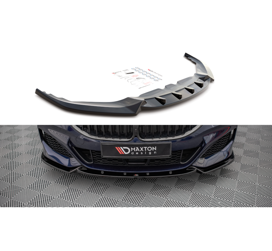 Maxton Design Front Splitter V.3 passend voor BMW 8 Coupe G15 / 8 Gran Coupe M-pack G16