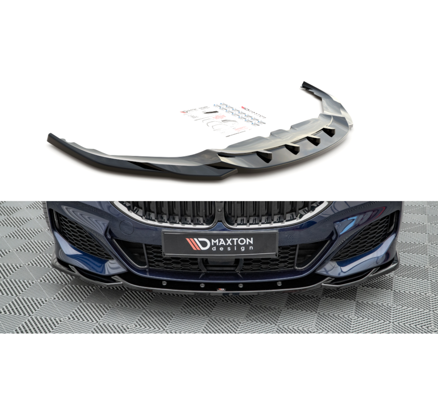 Maxton Design Front Splitter V.4 passend voor BMW 8 Coupe M-Pack G15 / 8 Gran Coupe M-Pack G16