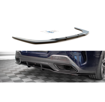 Maxton Design Maxton Design Central Rear Splitter (with vertical bars) BMW 8 Gran Coupe M-Pack G16