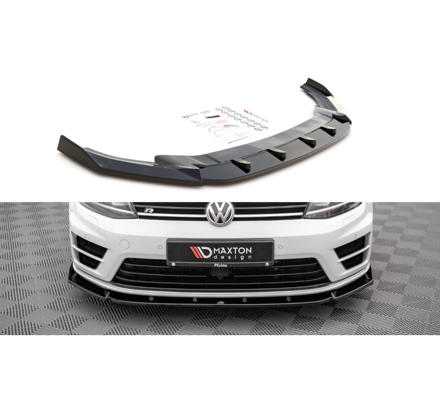 Maxton Design Front Splitter V.4 Volkswagen Golf R Mk7