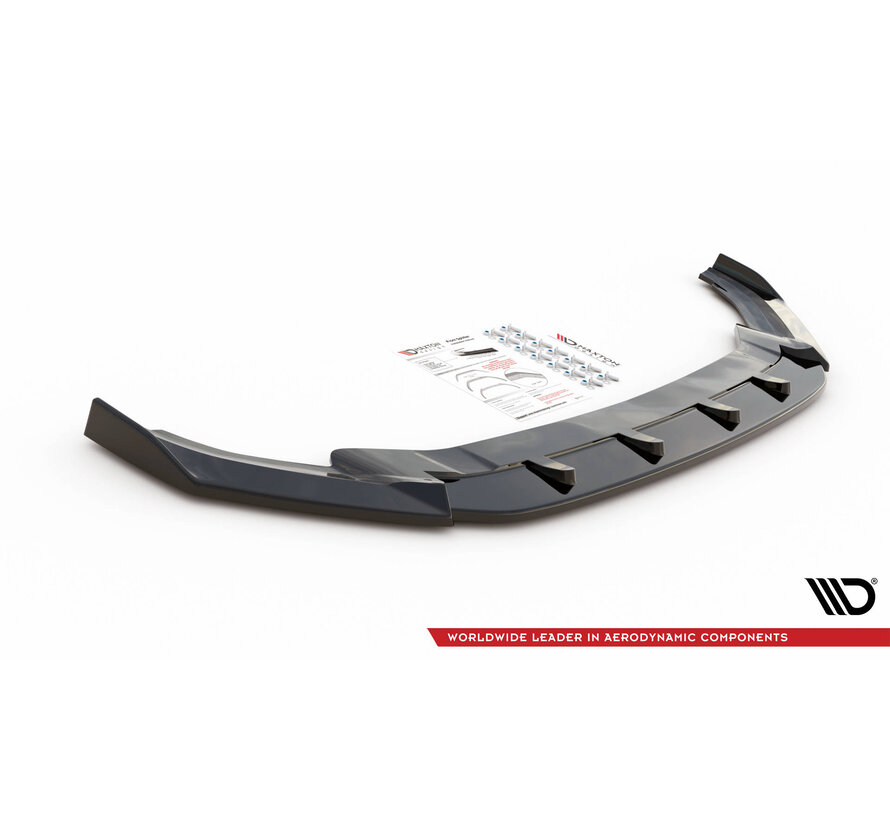 Maxton Design Front Splitter V.4 Volkswagen Golf R Mk7