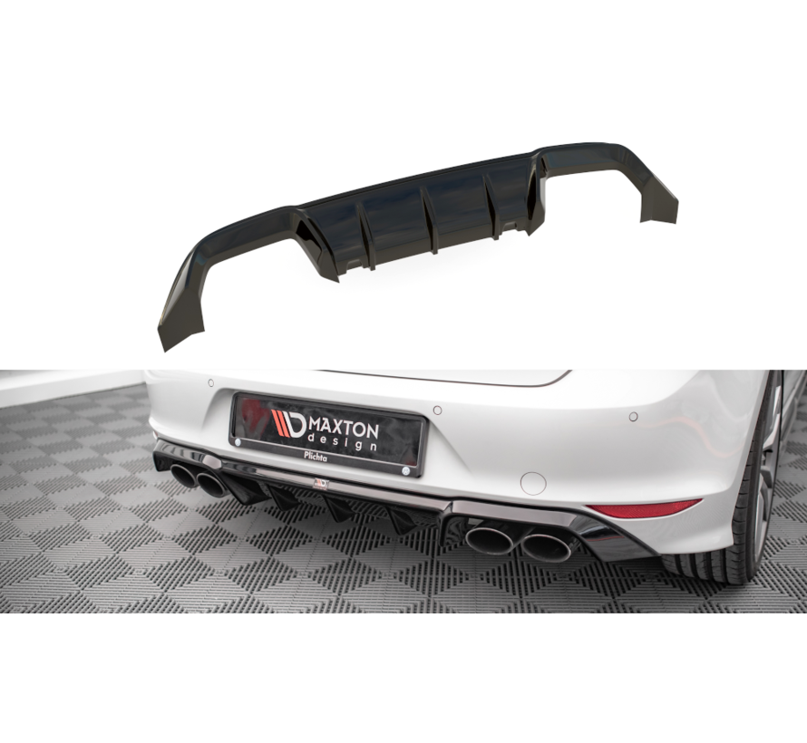 Maxton Design Rear Valance Volkswagen Golf R Mk7