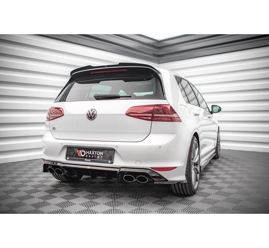 Maxton Design Rear Side Splitters V.4 Volkswagen Golf R Mk7