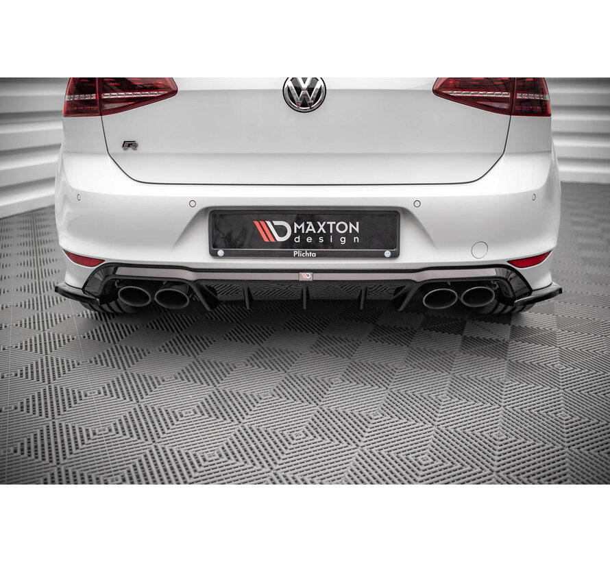 Maxton Design Rear Side Splitters V.4 Volkswagen Golf R Mk7