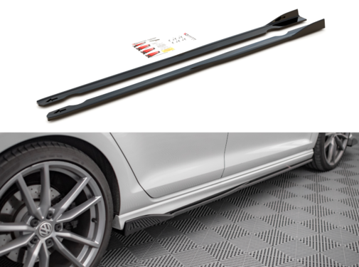 Maxton Design Maxton Design Side Skirts Diffusers V.2 Volkswagen Golf R Mk7