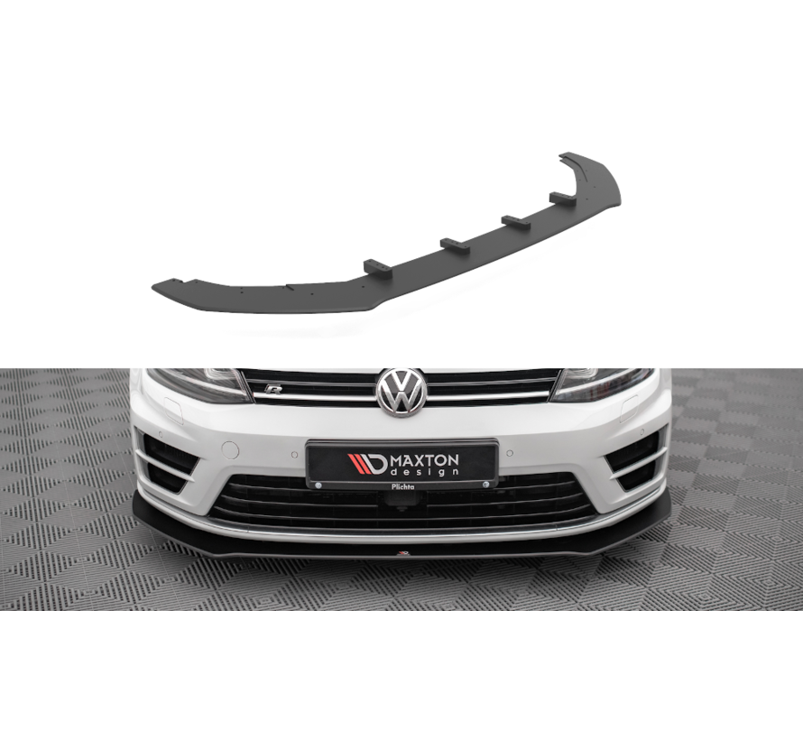 Maxton Design Street Pro Front Splitter V.1 Volkswagen Golf R Mk7