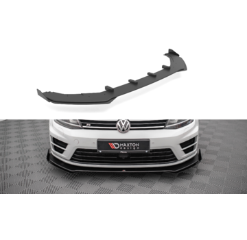 Maxton Design Maxton Design Street Pro Front Splitter V.1 + Flaps Volkswagen Golf R Mk7