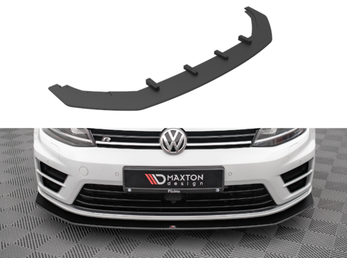 Maxton Design Maxton Design Street Pro Front Splitter V.2 Volkswagen Golf R Mk7