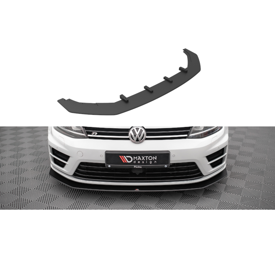 Maxton Design Street Pro Front Splitter V.2 Volkswagen Golf R Mk7