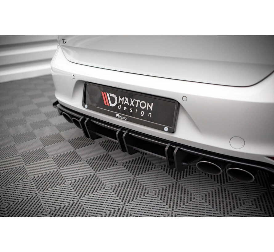 Maxton Design Street Pro Rear Diffuser Volkswagen Golf R Mk7