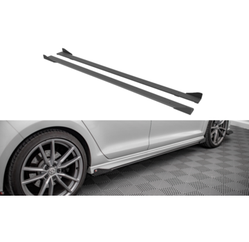 Maxton Design Maxton Design Street Pro Side Skirts Diffusers + Flaps Volkswagen Golf R Mk7