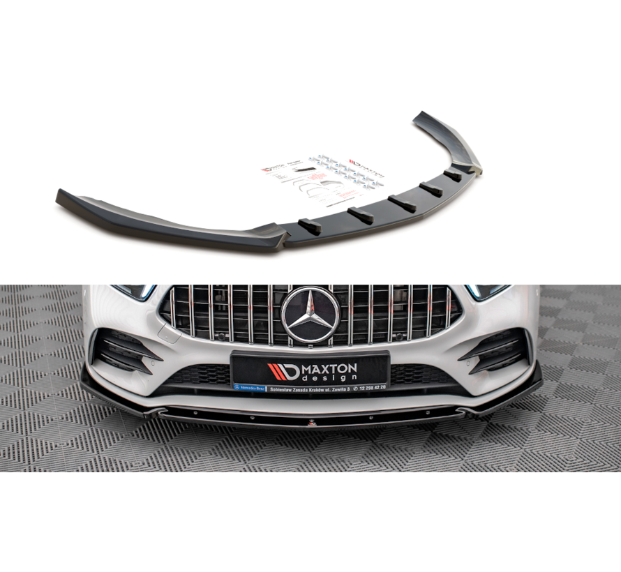 Maxton Design Front Splitter V.4 Mercedes A35 AMG / AMG-Line W177