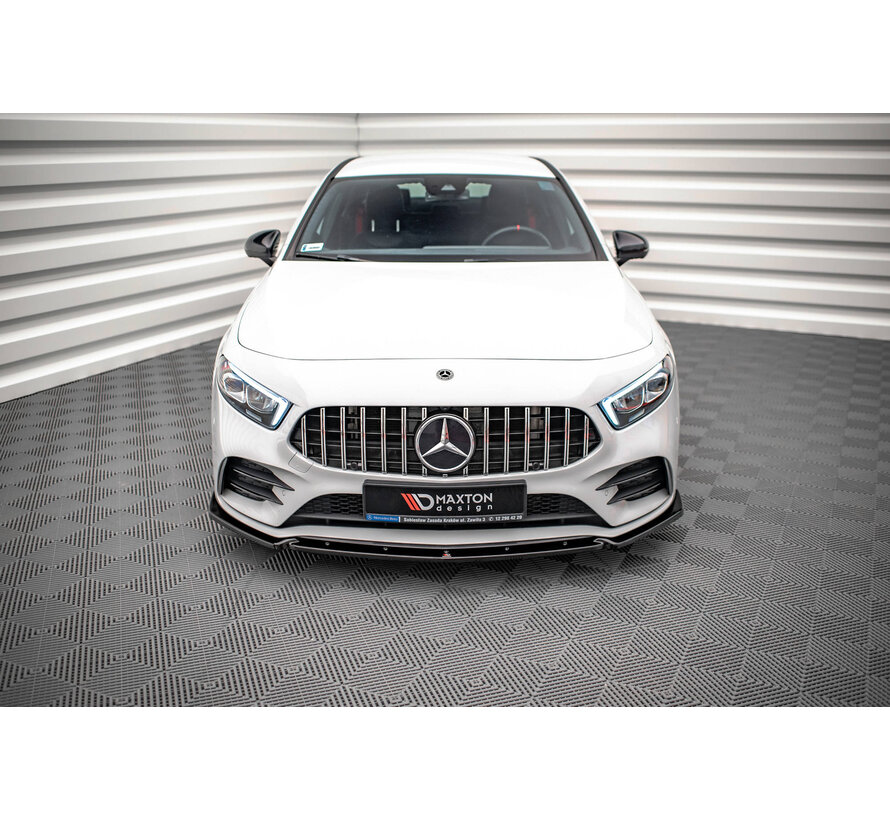 Maxton Design Front Splitter V.4 Mercedes A35 AMG / AMG-Line W177