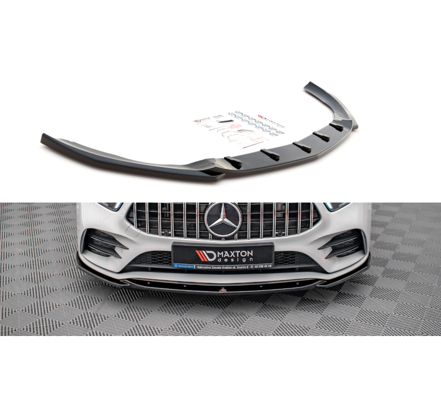 Maxton Design Front Splitter V.5 Mercedes A35 AMG / AMG-Line W177