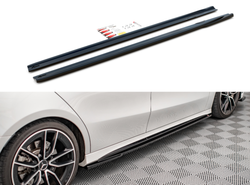 Maxton Design Maxton Design Side Skirts Diffusers V.2 Mercedes A35 AMG / AMG-Line W177