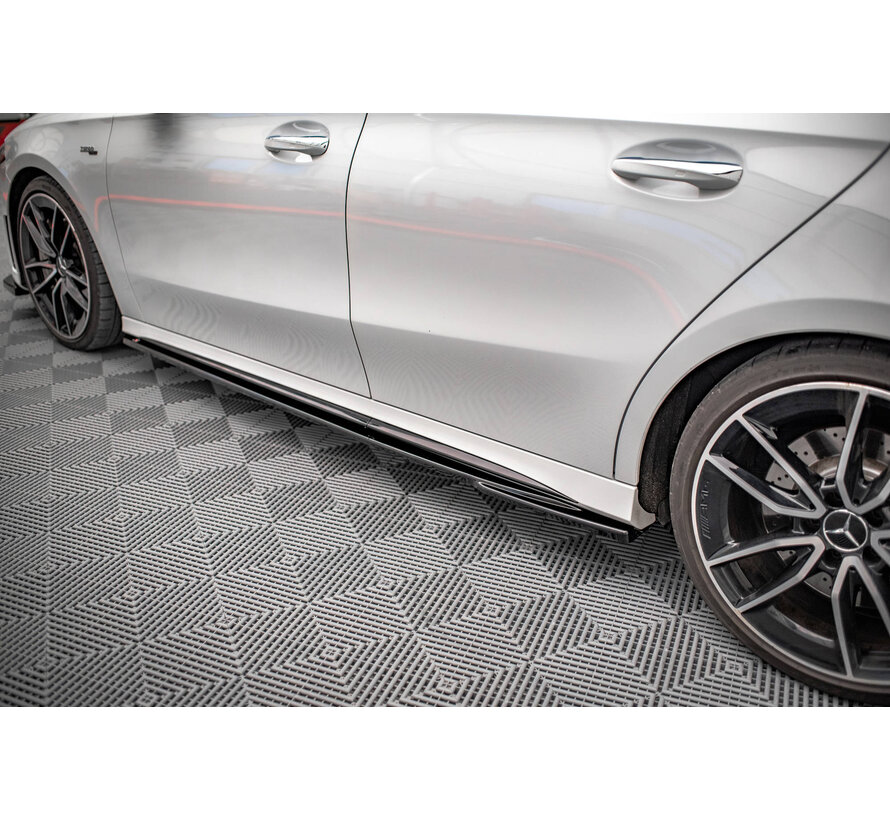 Maxton Design Side Skirts Diffusers V.2  Mercedes A35 AMG / AMG-Line W177