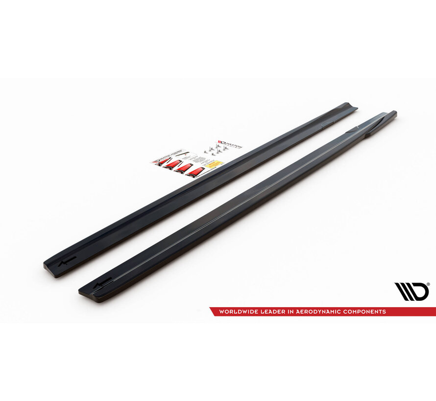 Maxton Design Side Skirts Diffusers V.2  Mercedes A35 AMG / AMG-Line W177