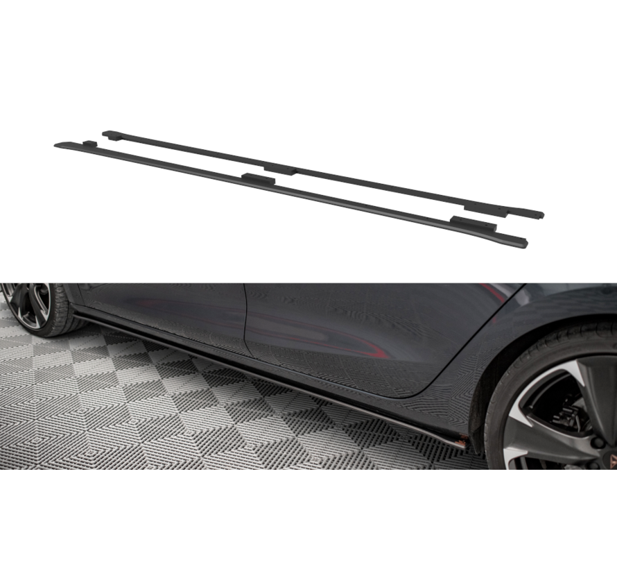 Maxton Design Street Pro Side Skirts Diffusers Cupra Leon