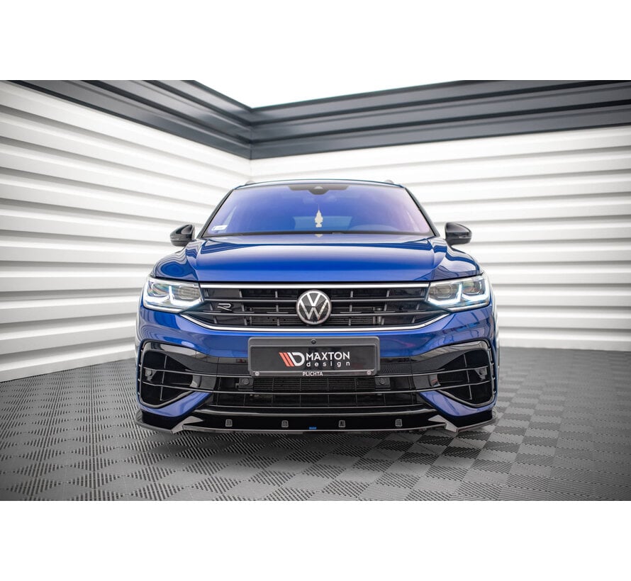 Maxton Design Front Splitter V.2 Volkswagen Tiguan R Mk2 Facelift