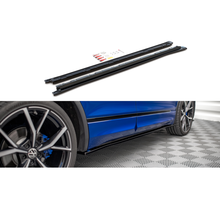 Maxton Design Side Skirts Diffusers Volkswagen Tiguan R / R-Line Mk2 Facelift