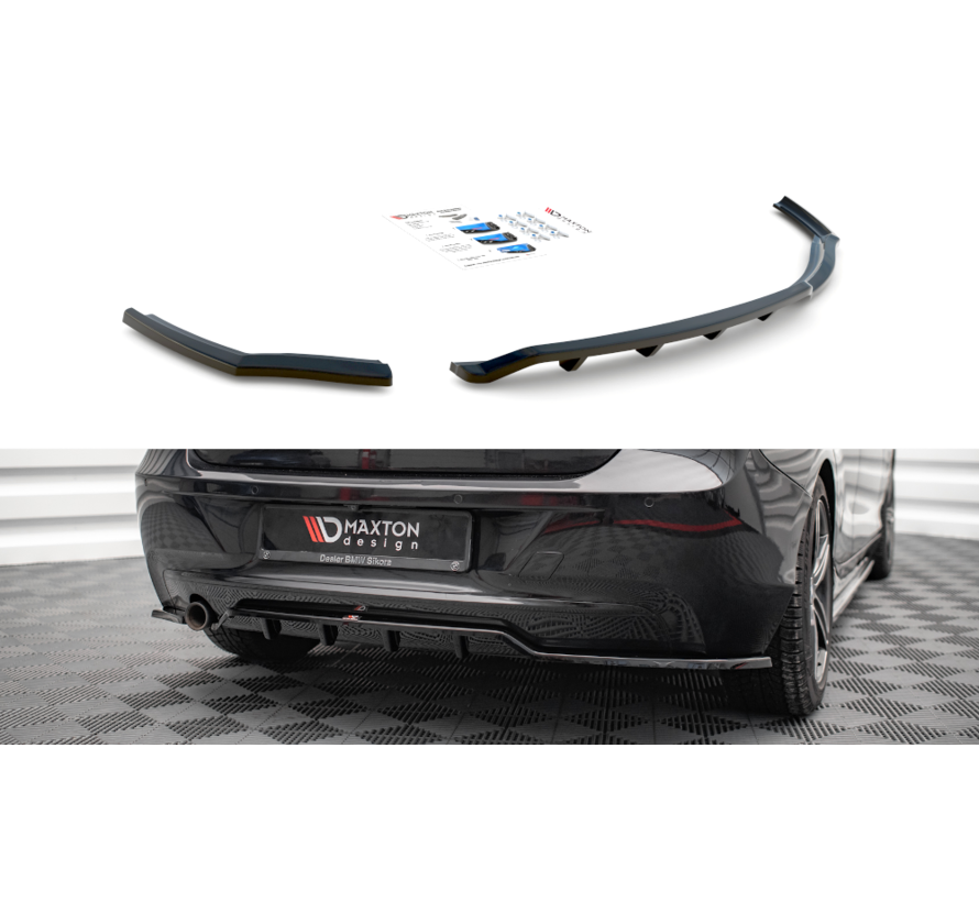 Maxton Design Central Rear Splitter (with vertical bars) BMW 1 F20