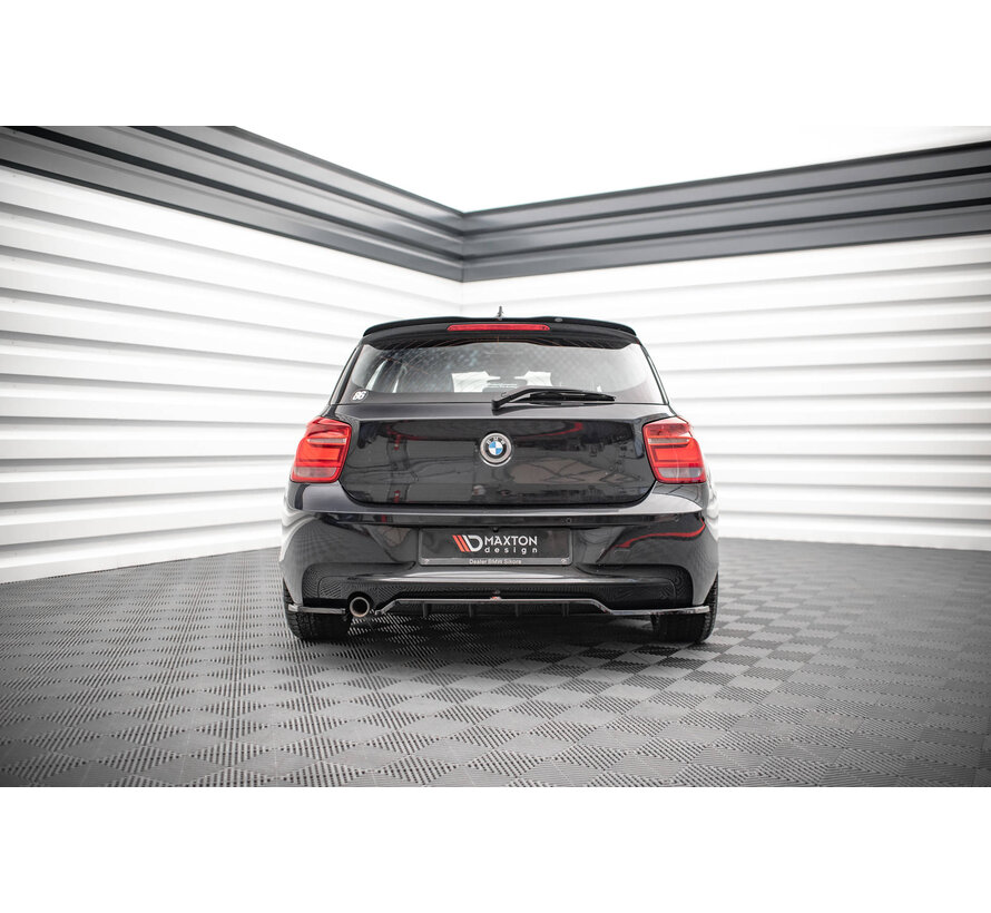 Maxton Design Central Rear Splitter (with vertical bars) BMW 1 F20