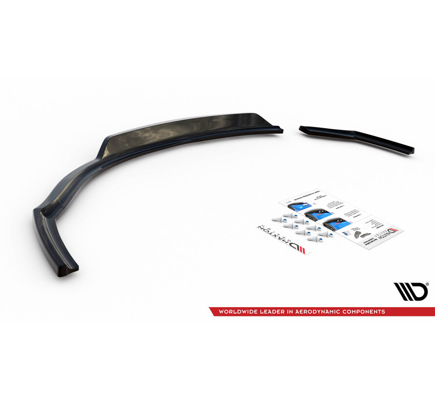 Maxton Design Central Rear Splitter (with vertical bars) BMW 1 F20