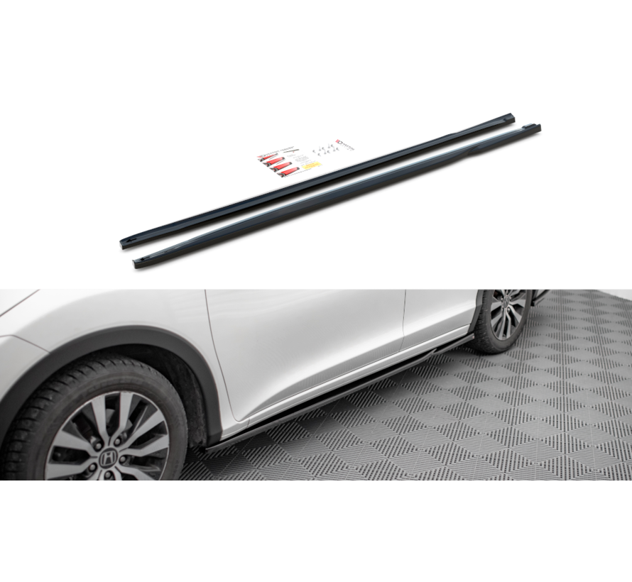 Maxton Design Side Skirts Diffusers Honda Civic Mk9