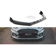 Maxton Design Maxton Design Front Splitter V.4 + Flaps Ford Fiesta ST / ST-Line