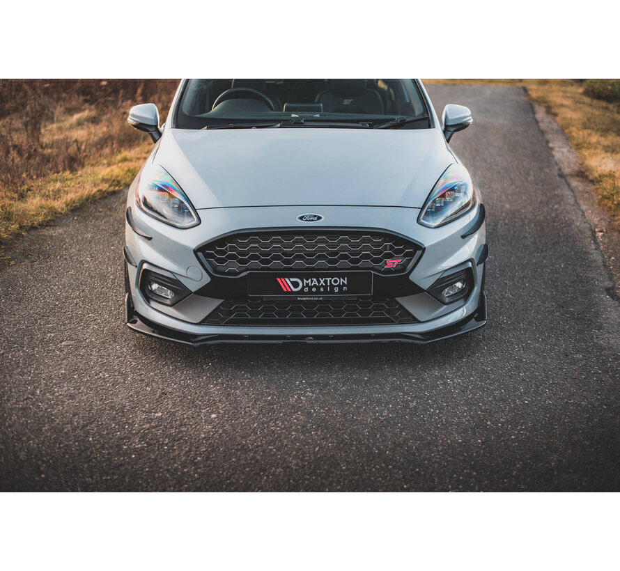 Maxton Design Front Splitter V.4 + Flaps Ford Fiesta ST / ST-Line