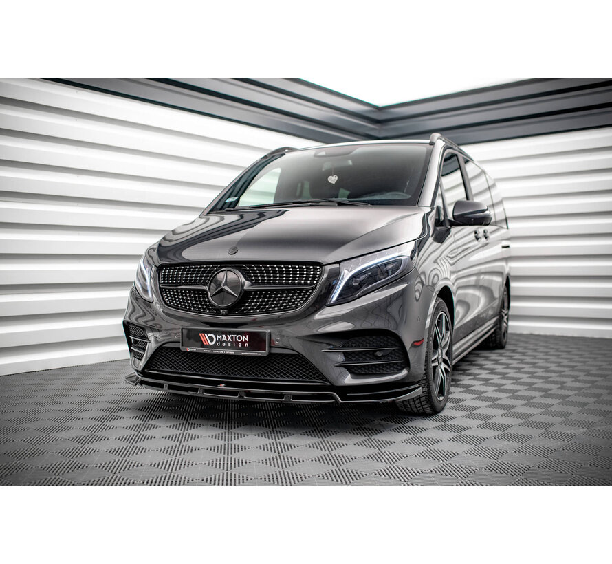 Maxton Design Front Splitter V.5 Mercedes-Benz V-Class AMG-Line W447 Facelift