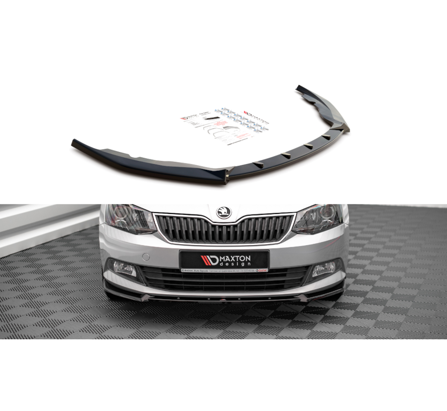 Maxton Design Front Splitter V.1 Skoda Fabia Mk3