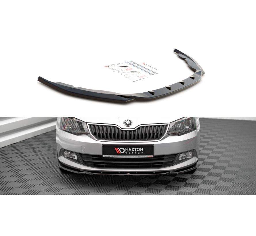 Maxton Design Front Splitter V.2 Skoda Fabia Mk3