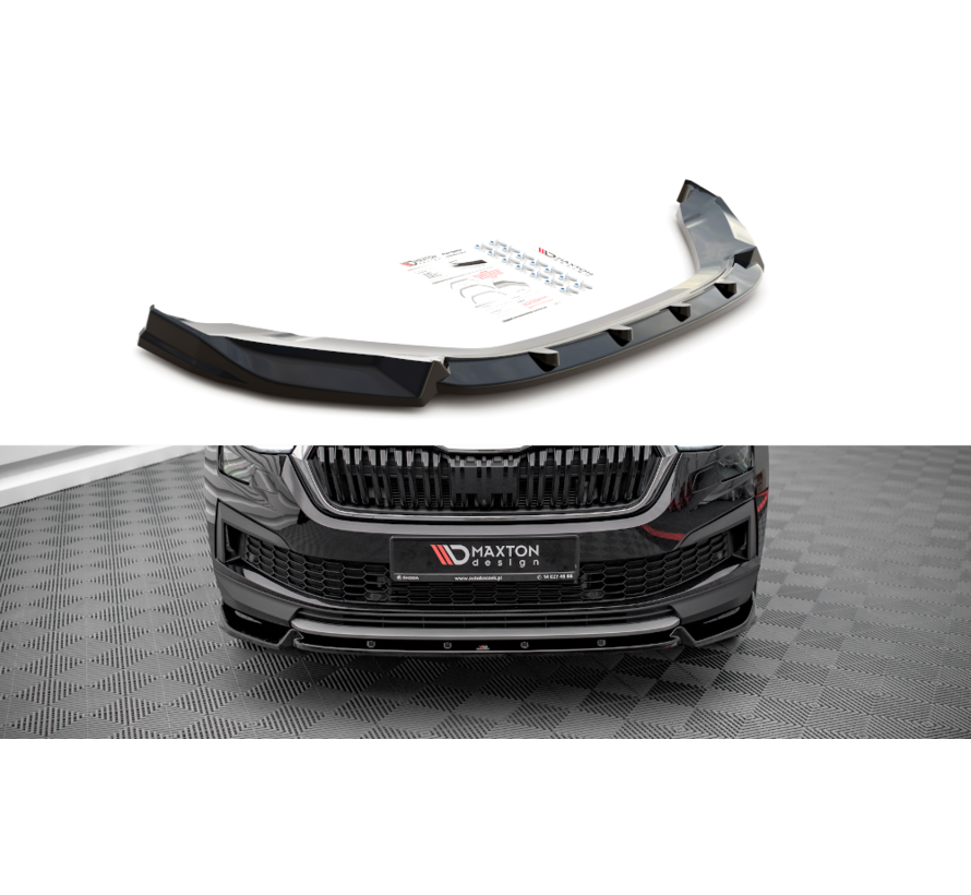 Maxton Design Front Splitter V.1 Skoda Kodiaq Mk1 Facelift