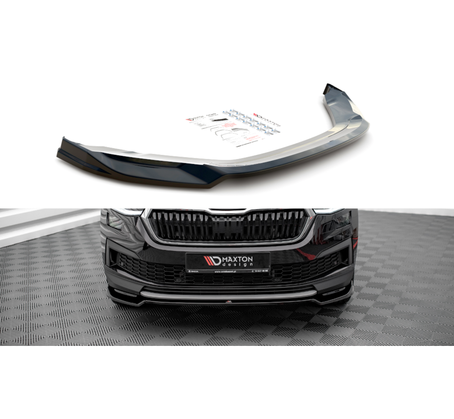 Maxton Design Front Splitter V.2 Skoda Kodiaq Mk1 Facelift