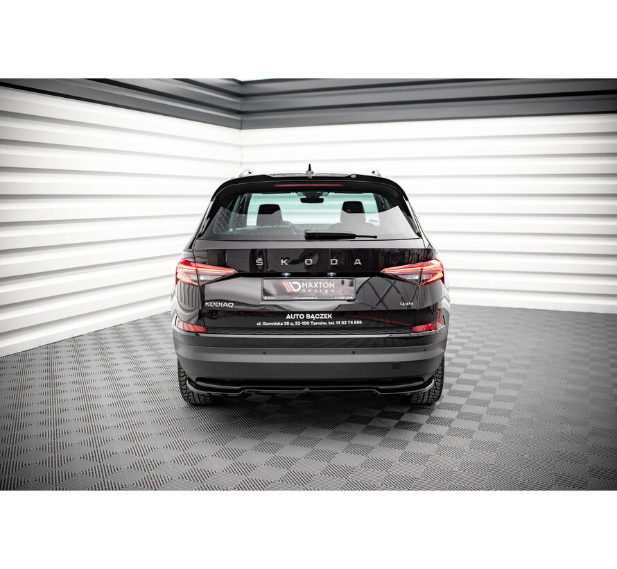 Maxton Design Central Rear Splitter for Skoda Kodiaq Mk1 Facelift