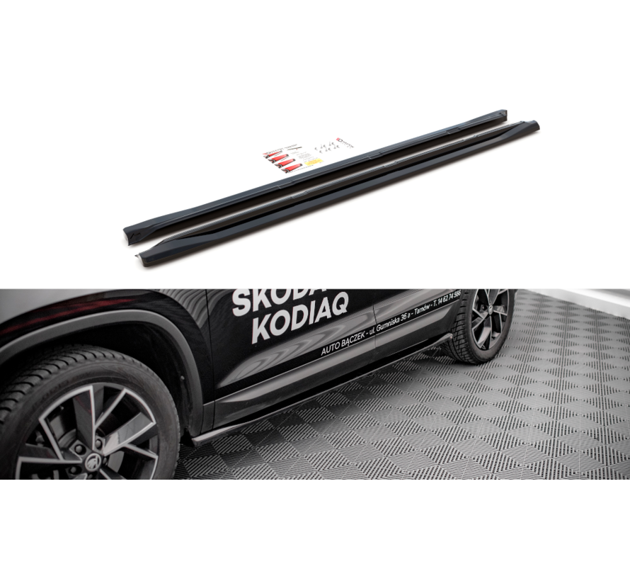 Maxton Design Side Skirts Diffusers Skoda Kodiaq Mk1 Facelift